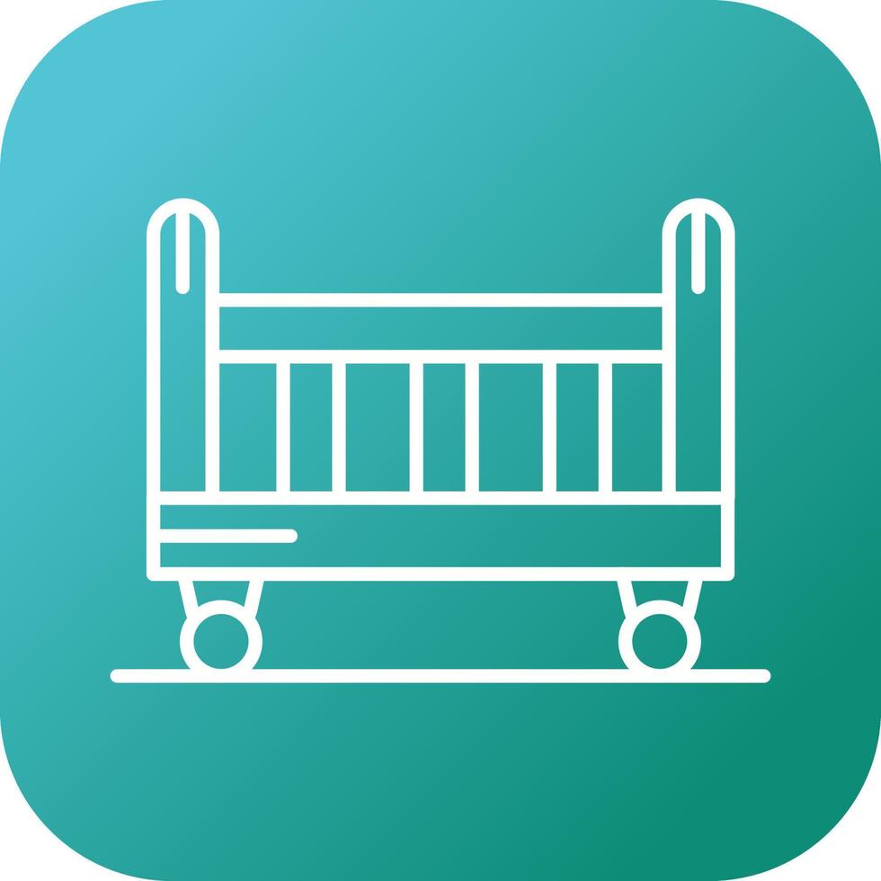 Crib Vector Icon