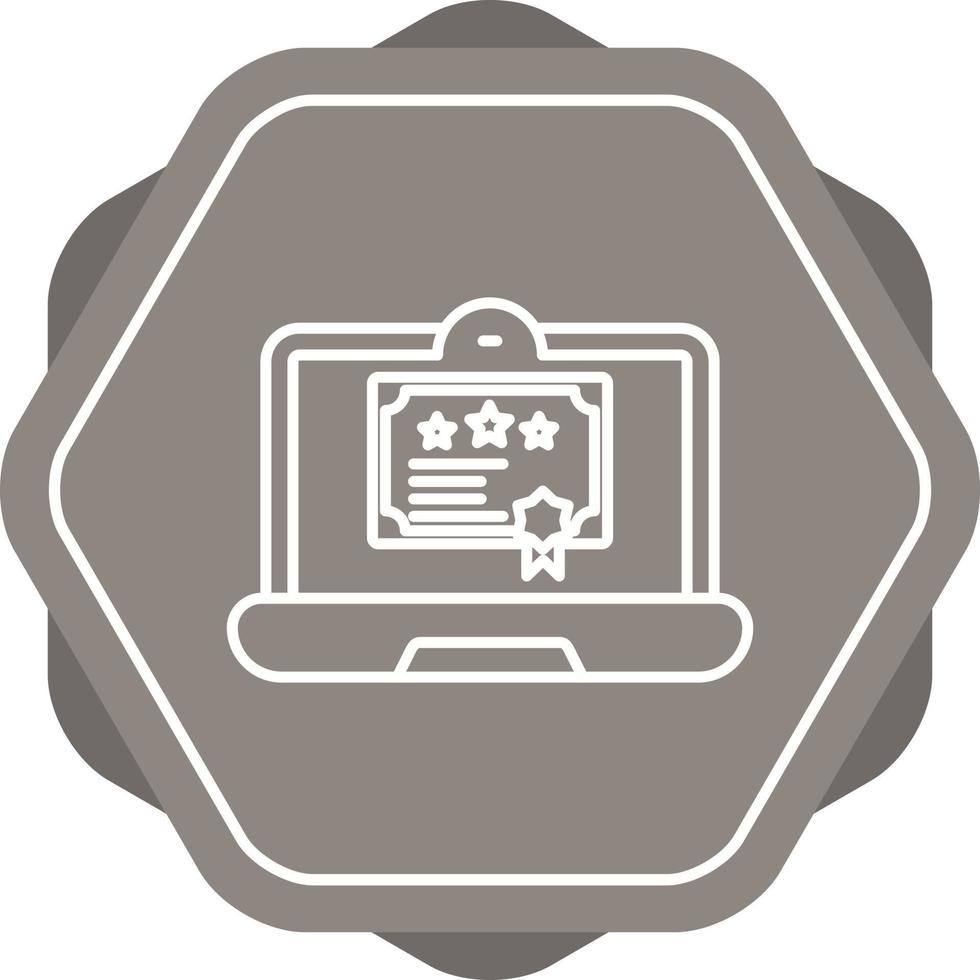 Digital Certificate Vector Icon