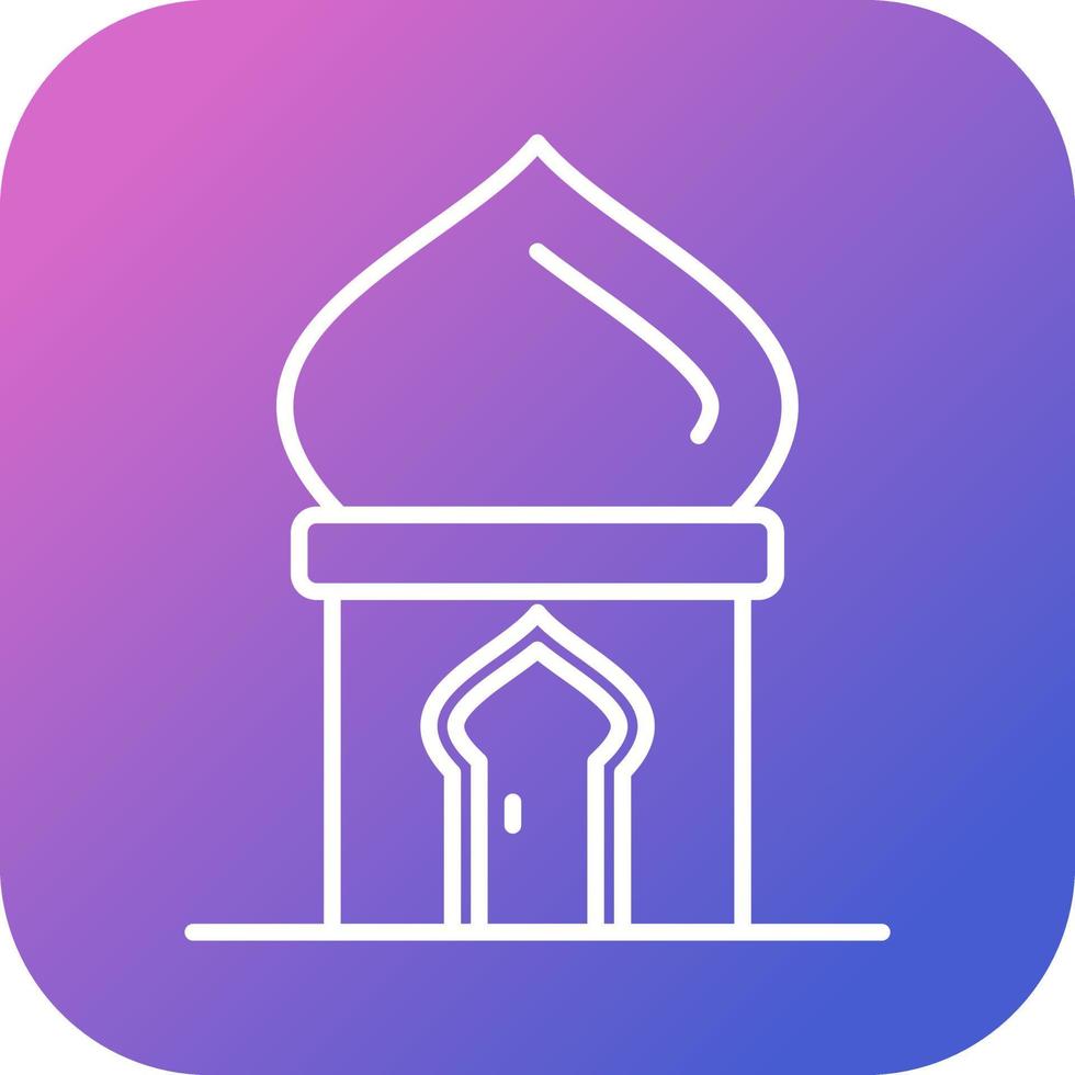 Masjid Door Vector Icon