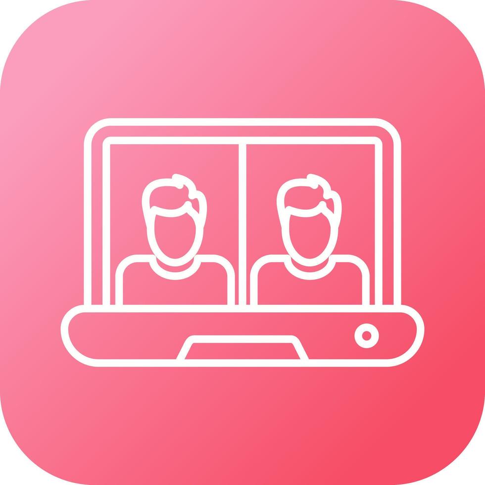 Online Class Vector Icon