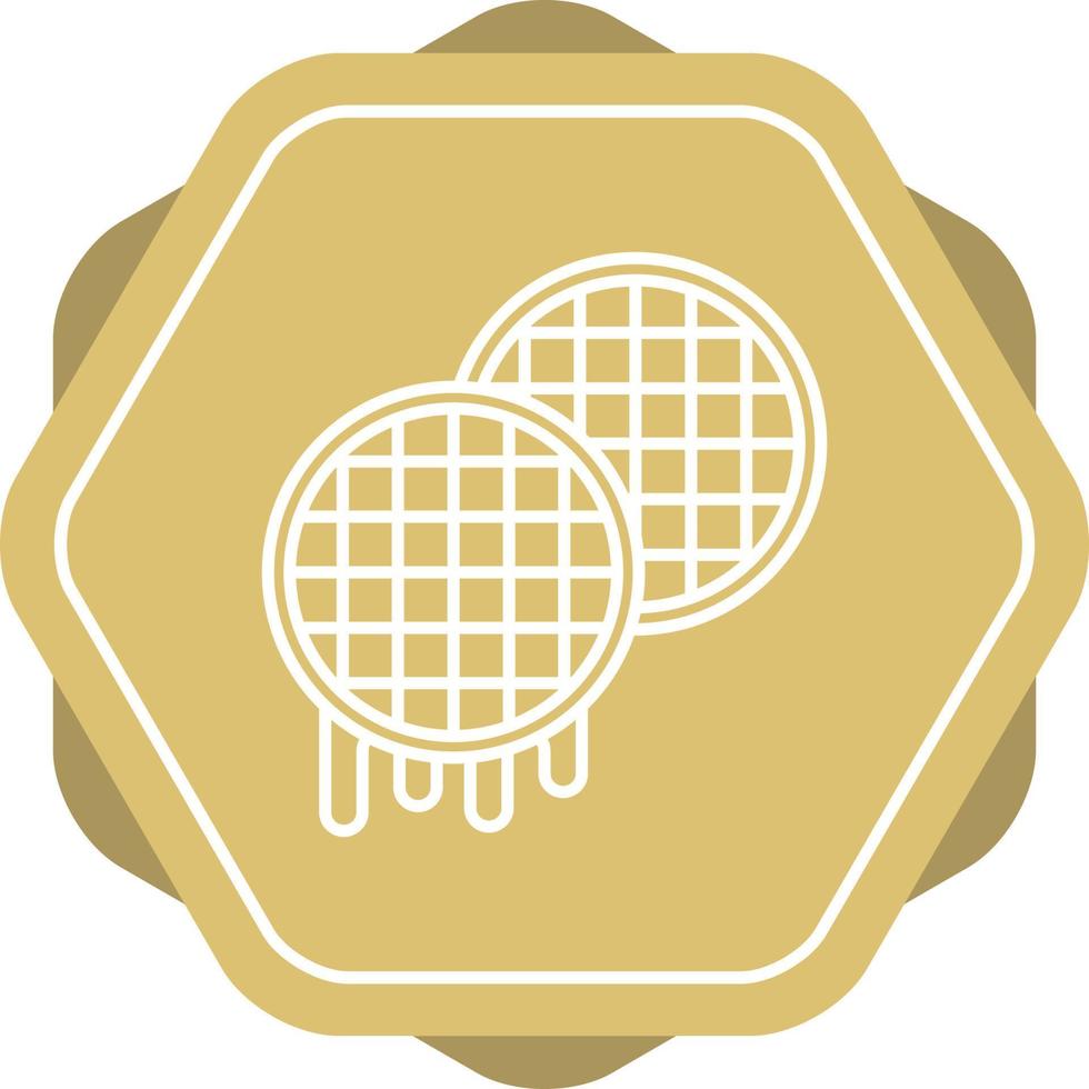 Waffle Vector Icon