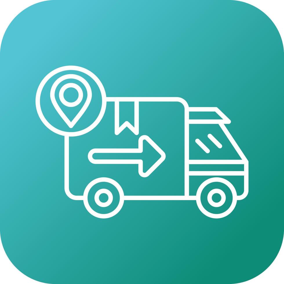 Shipping Van Vector Icon