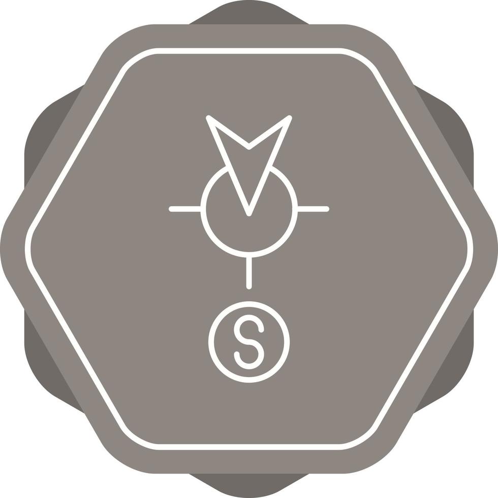 South Vector Icon