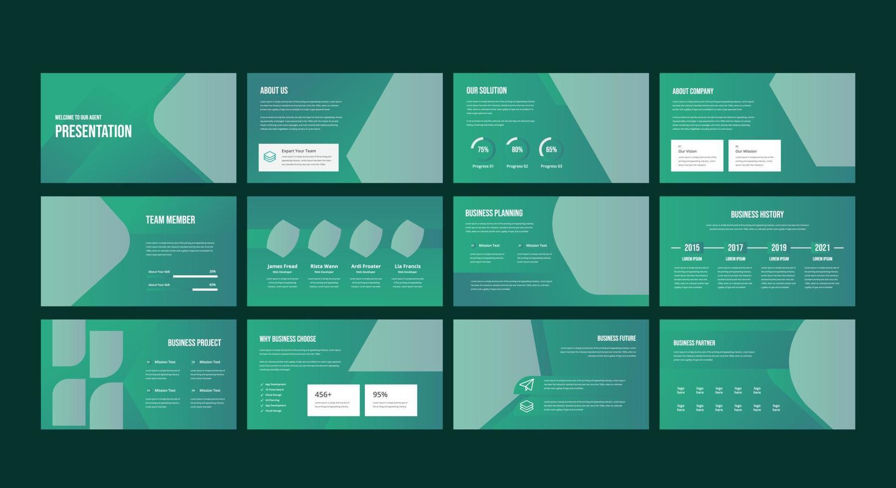 business presentation template design backgrounds and page layout design for brochure, book, magazine, annual report and company profile, with info graphic elements graph design concept vector