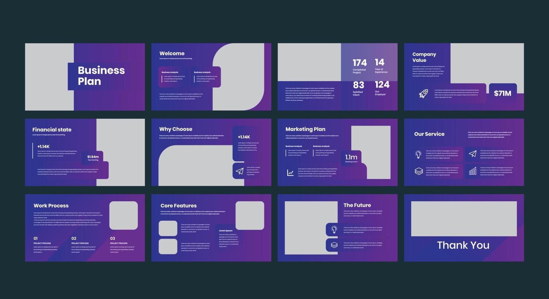 business presentation template design backgrounds and page layout design for brochure, book, magazine, annual report and company profile, with info graphic elements graph design concept vector