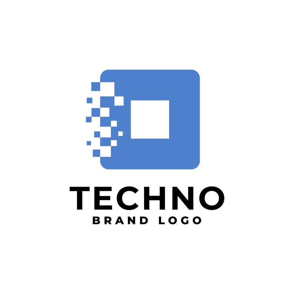 illustration of a letter O square on a technology theme for any company with a technology theme vector