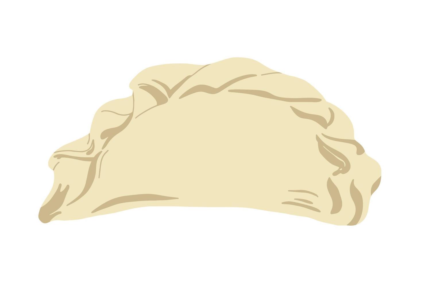 Dumpling isolated on background. Vector illustration