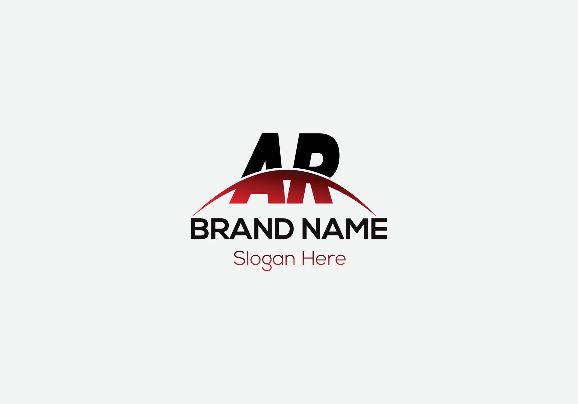 Abstract AR letter modern initial lettermarks logo design 15644684
