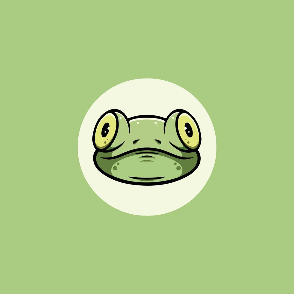 Cute Frog Smilling vector