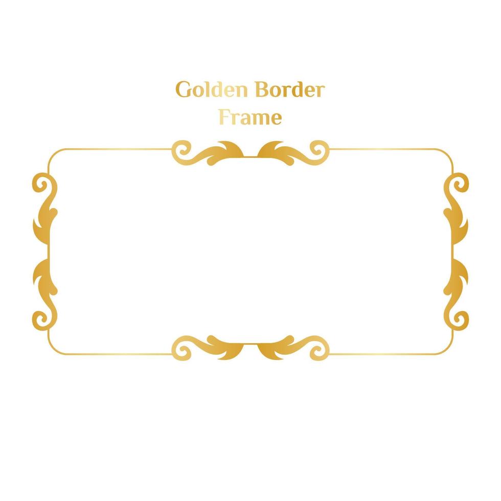 vendimia oro marco fondo gráfico diseño gráfico ornamento vector