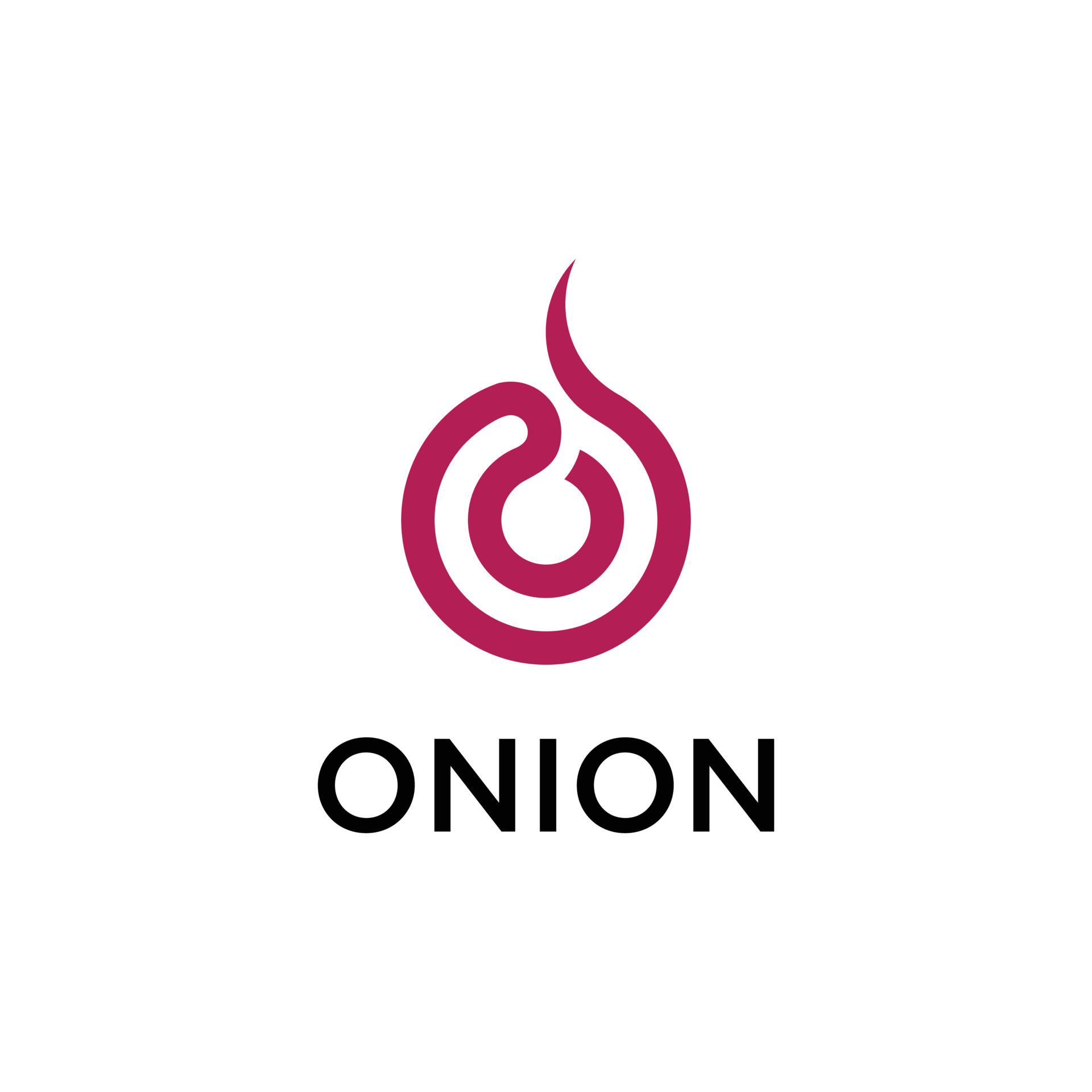 Abstract onion symbol, simple and modern, onion logo vector 15645189