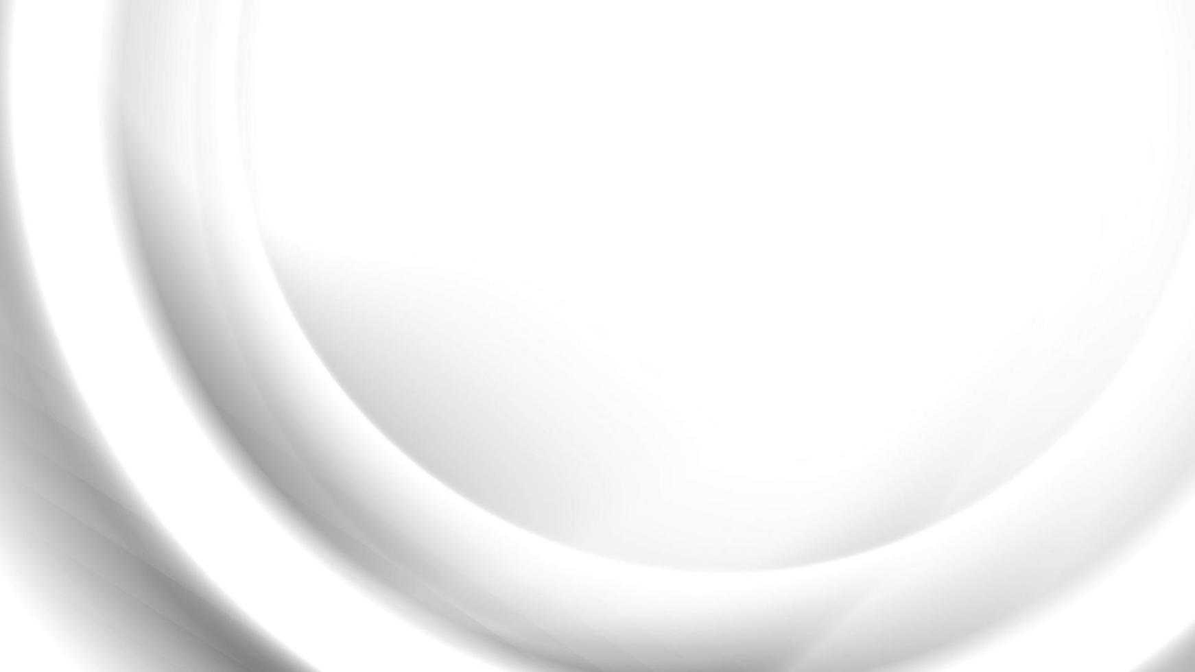 color blanco y gris abstracto, fondo de rayas de diseño moderno con forma redonda geométrica, patrón de onda. ilustración vectorial vector