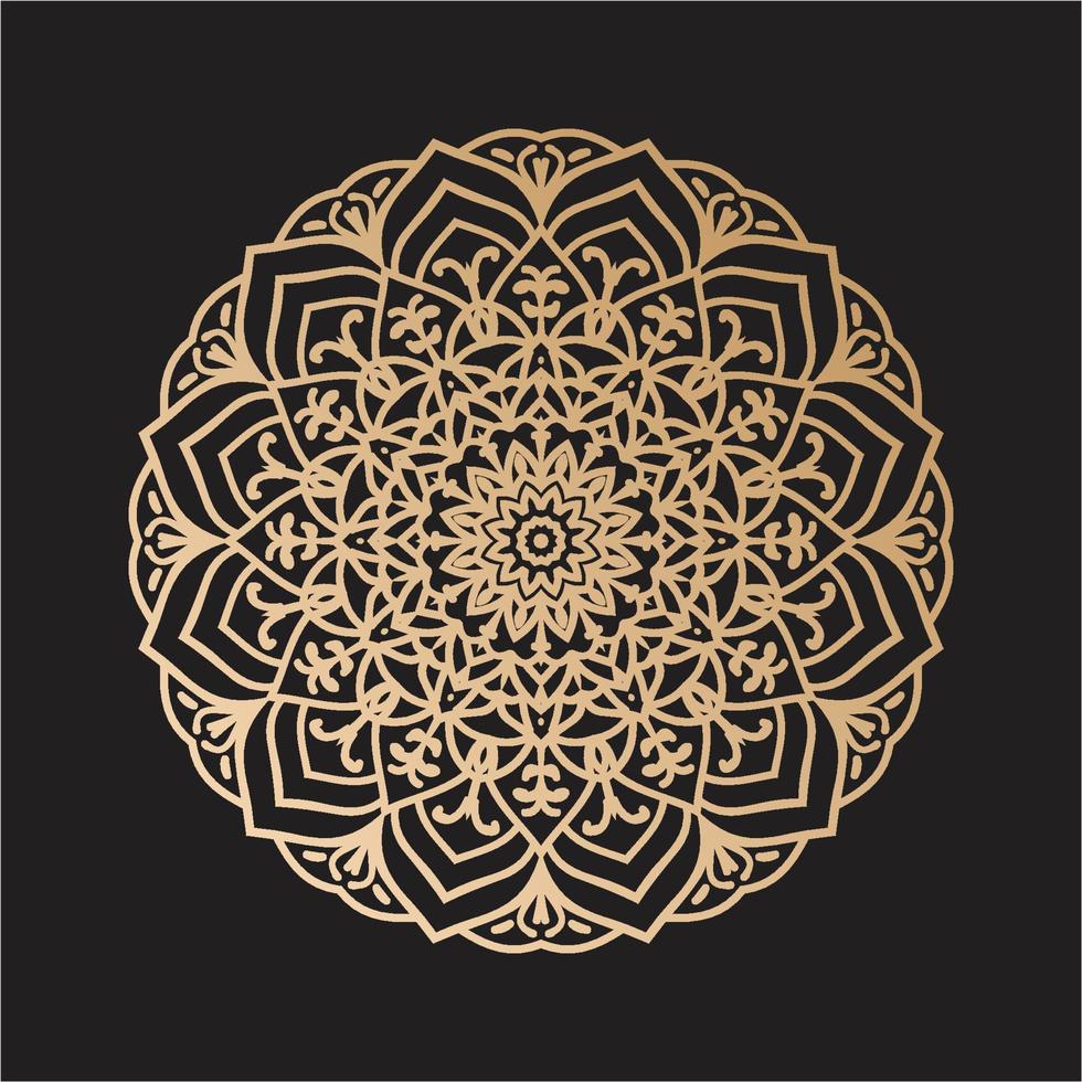 mandala diseño decorativo patrón decoración copo de nieve vector