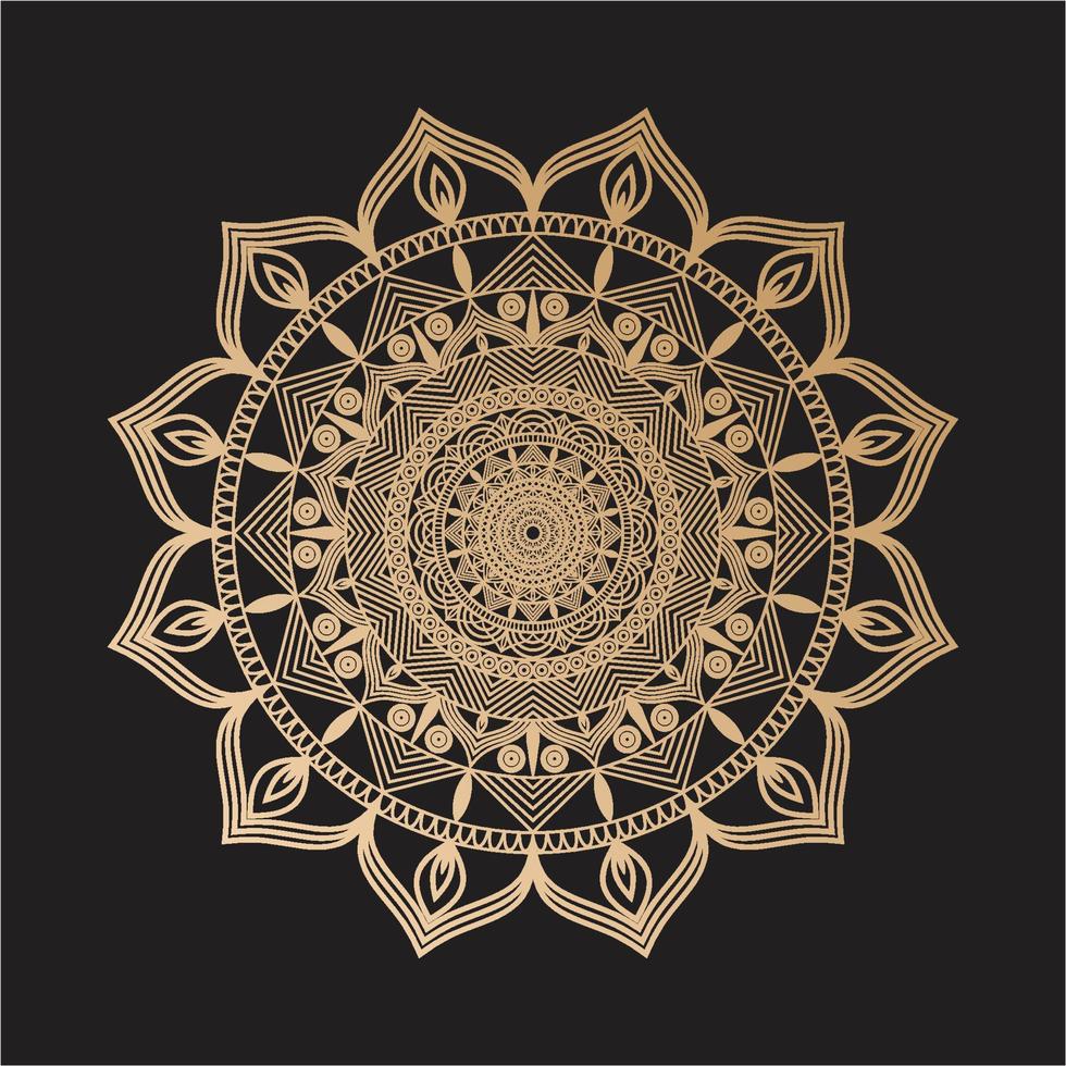 Mandala Design Decorative Pattern Decoration Snowflake vector