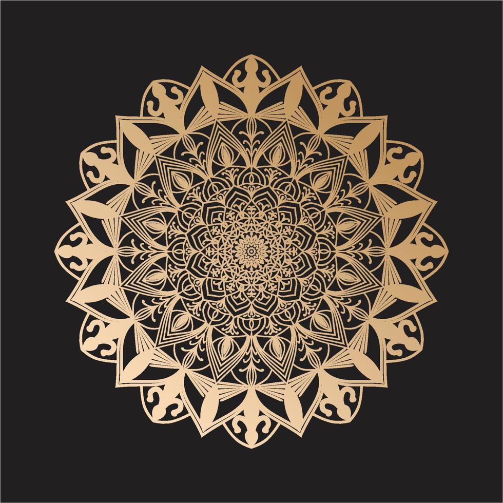 Mandala Design Decorative Pattern Decoration Snowflake vector