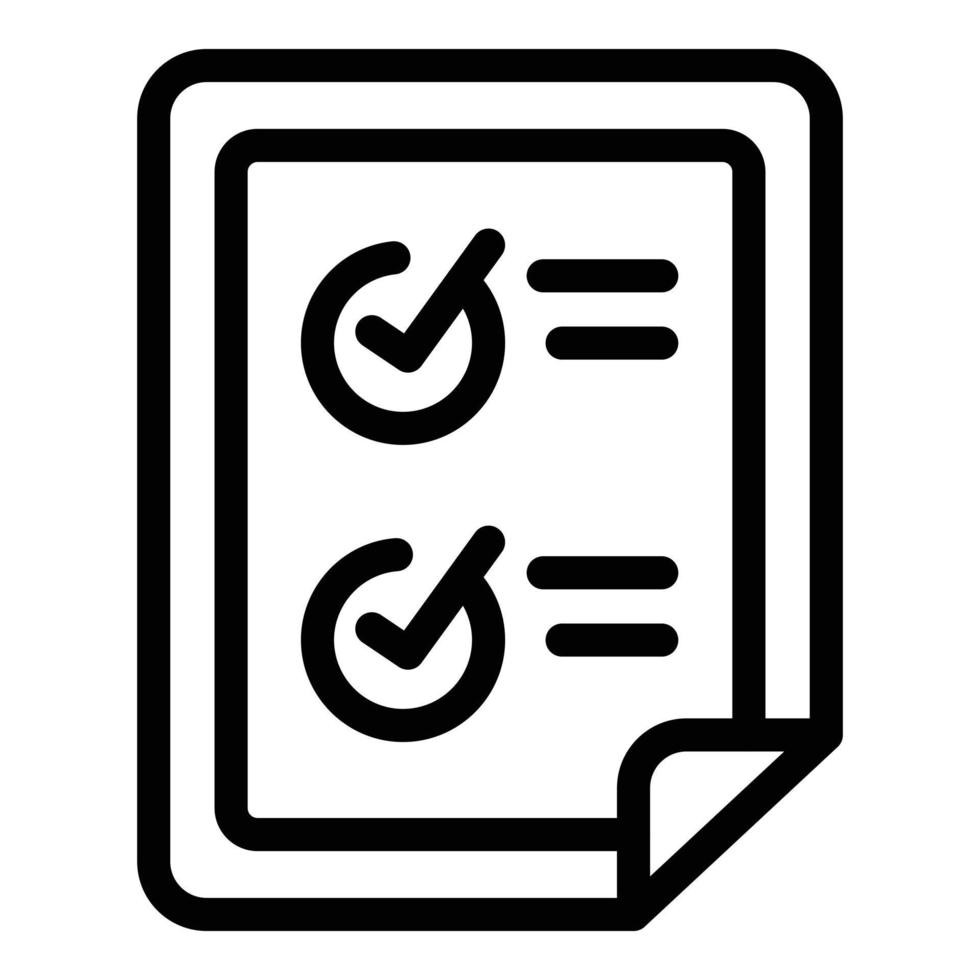 Subscription points icon, outline style vector