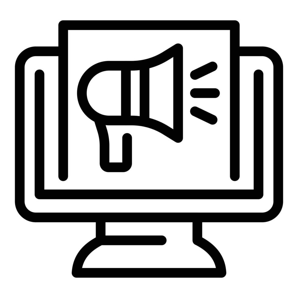 Subscription membership icon, outline style vector