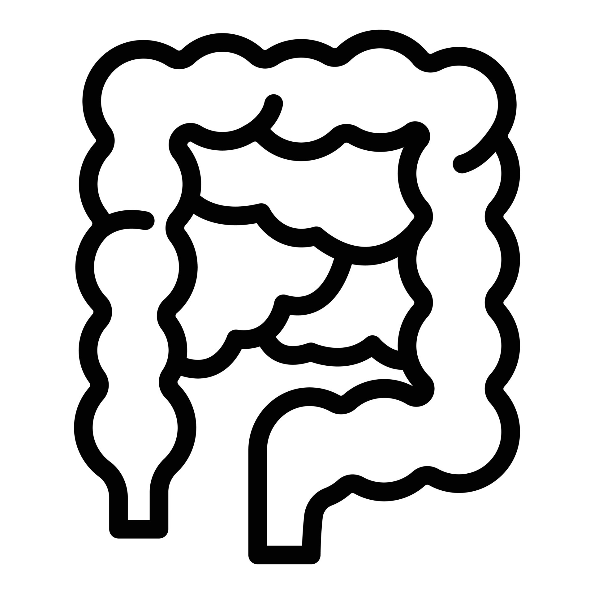 Intestine microbiology icon, outline style 15646445 Vector Art at Vecteezy