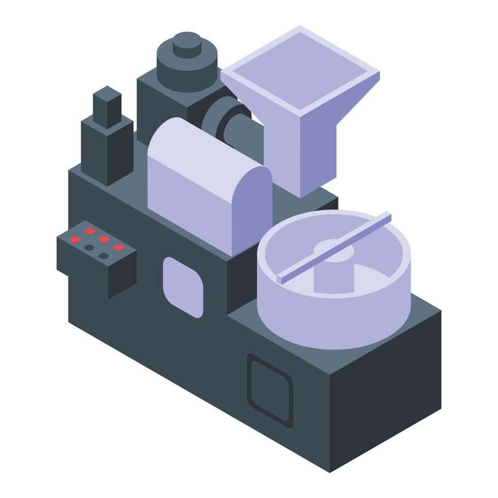 Roaster machine icon, isometric style vector