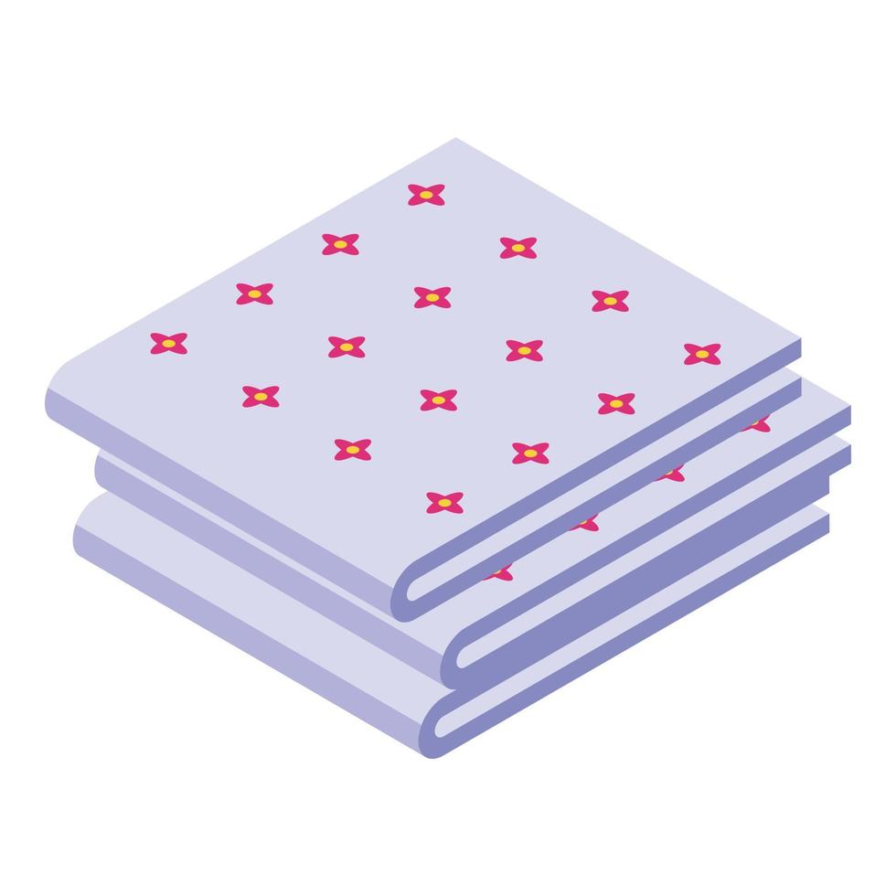 Kitchen handkerchief icon, isometric style vector