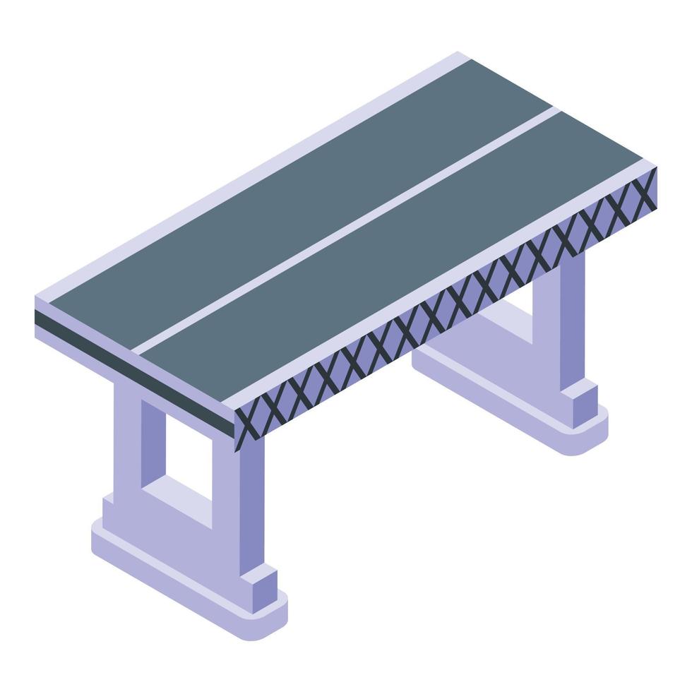 Highway icon, isometric style vector