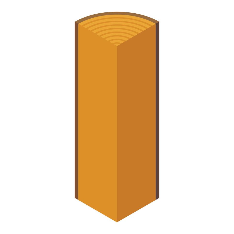 Detailed trunk icon, isometric style vector