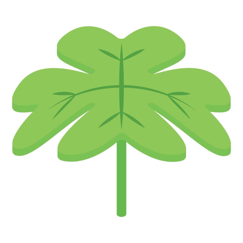 Park clover icon, isometric style vector