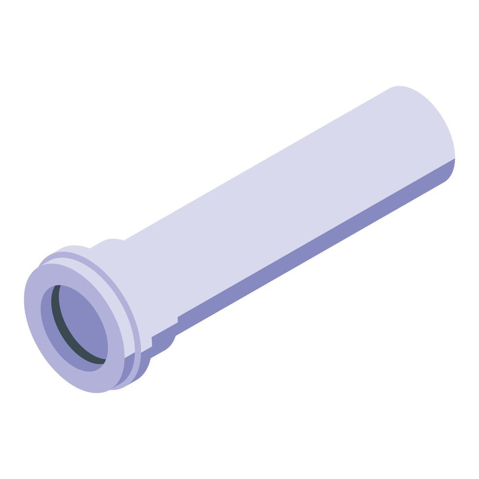 Service pipe icon, isometric style vector