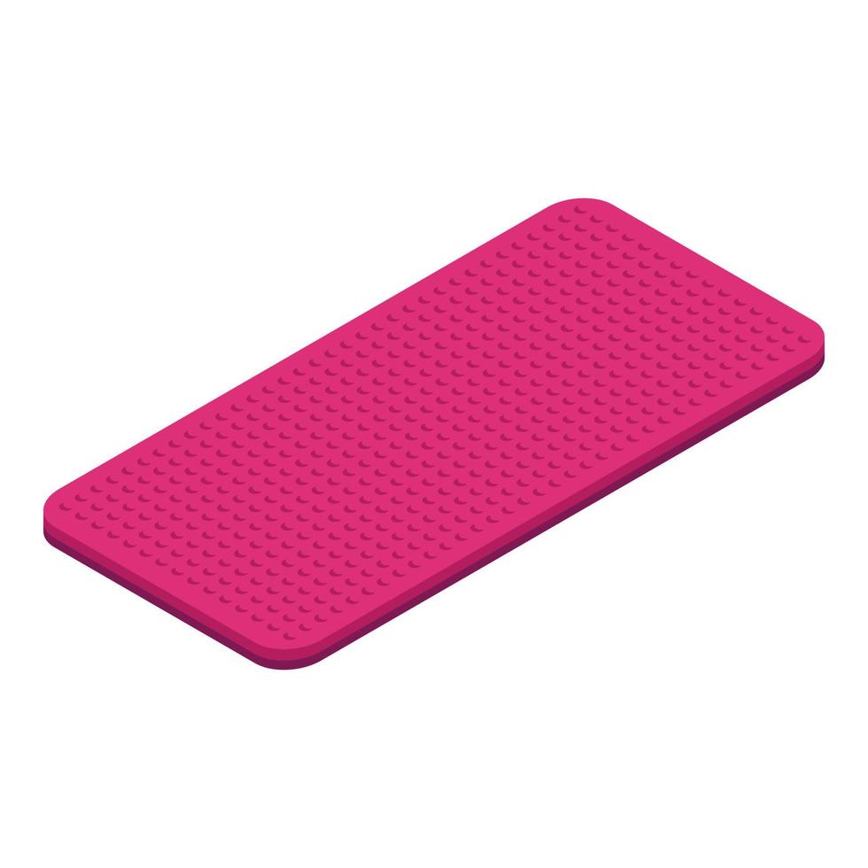 Relax mat icon, isometric style 15648711 Vector Art at Vecteezy