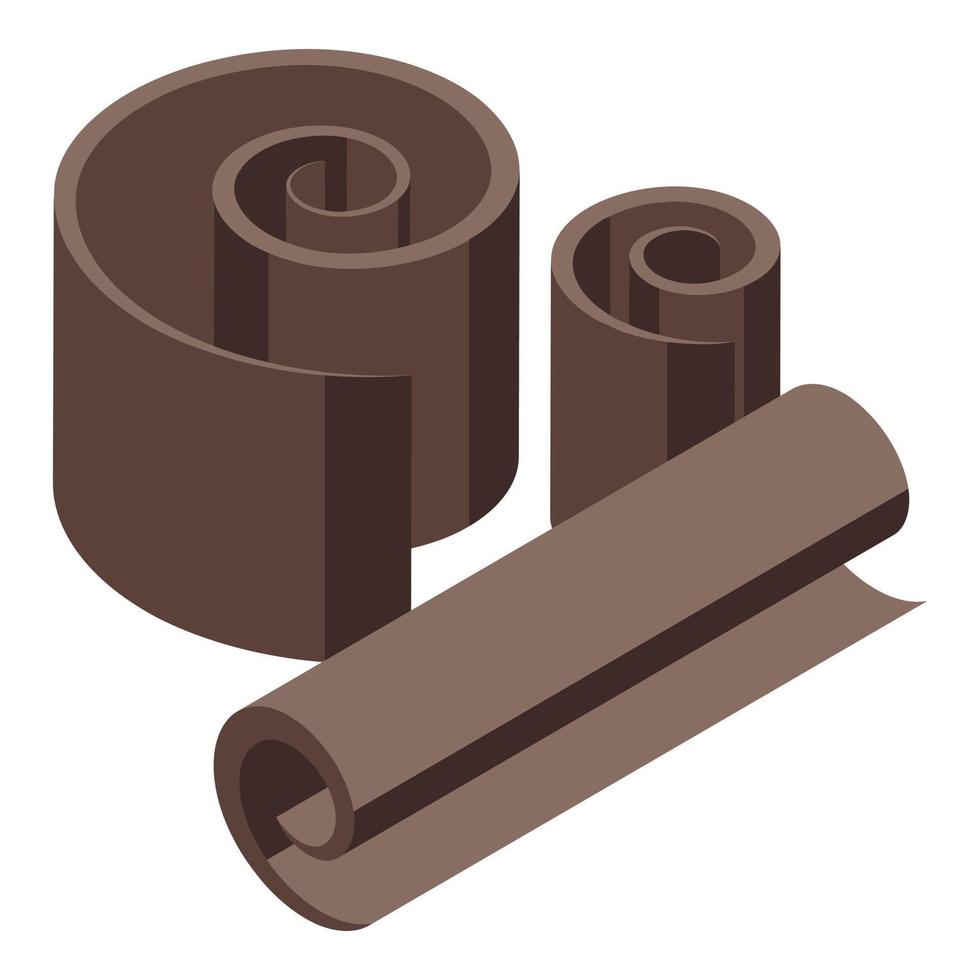 Chocolate icon, isometric style vector