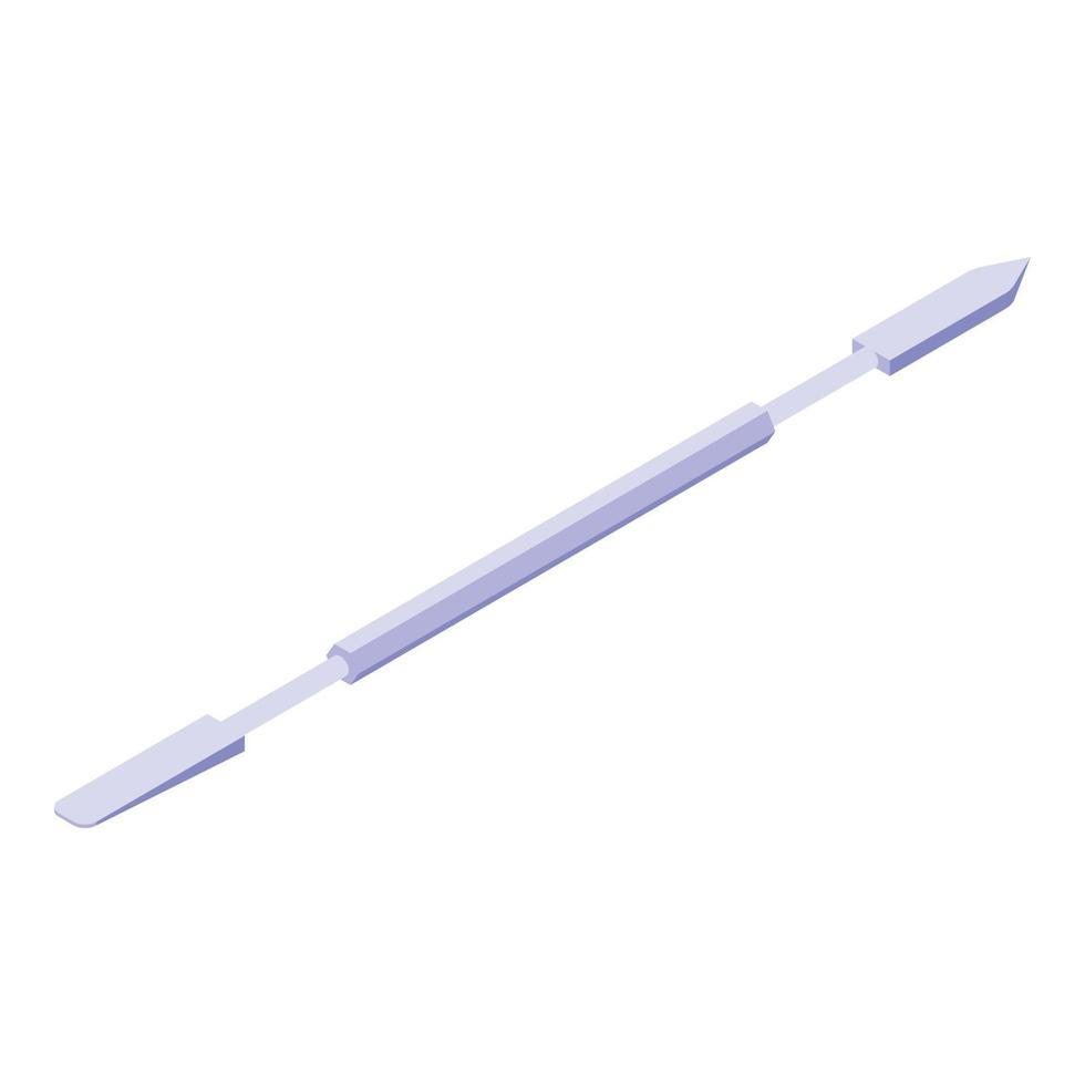 Stomatology tool icon, isometric style vector