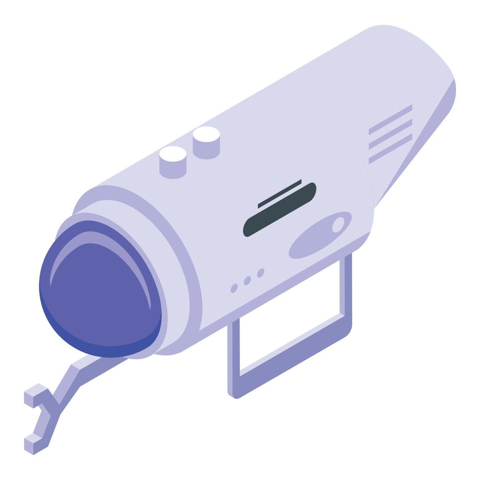 Diving bathyscaphe manipulator icon, isometric style vector