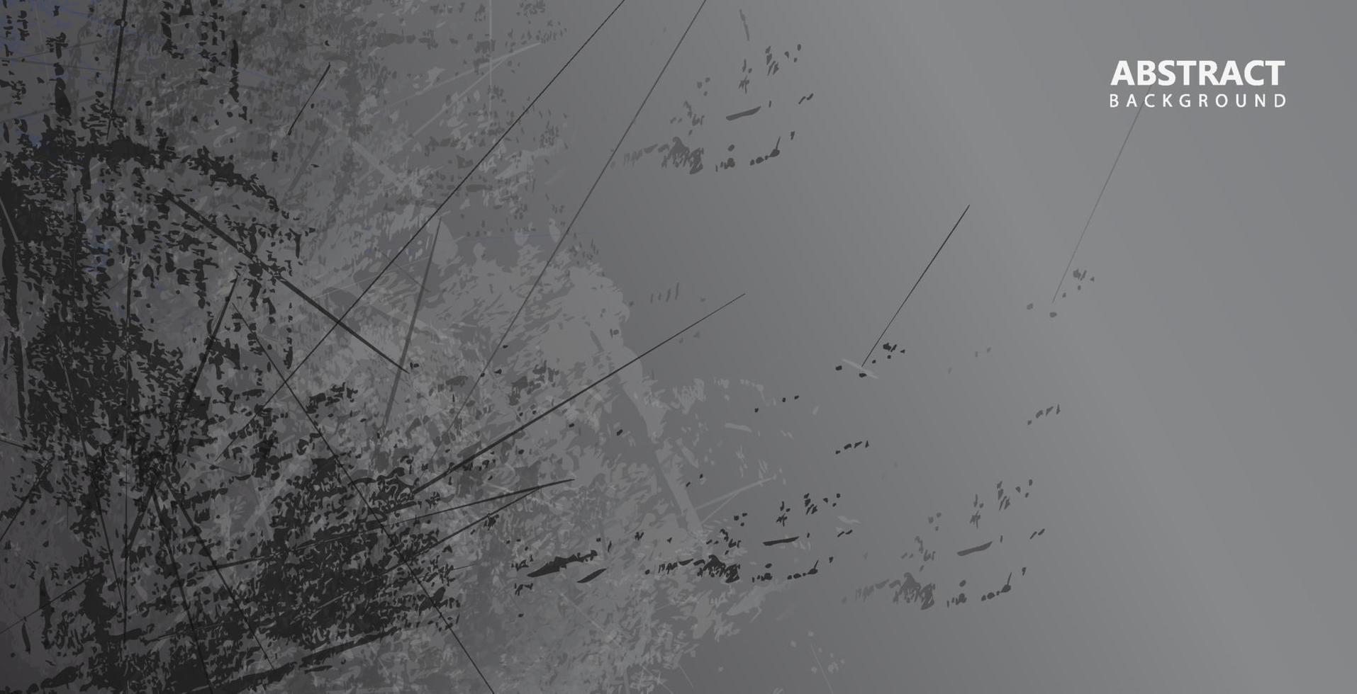 Abstract grunge texture black background vector