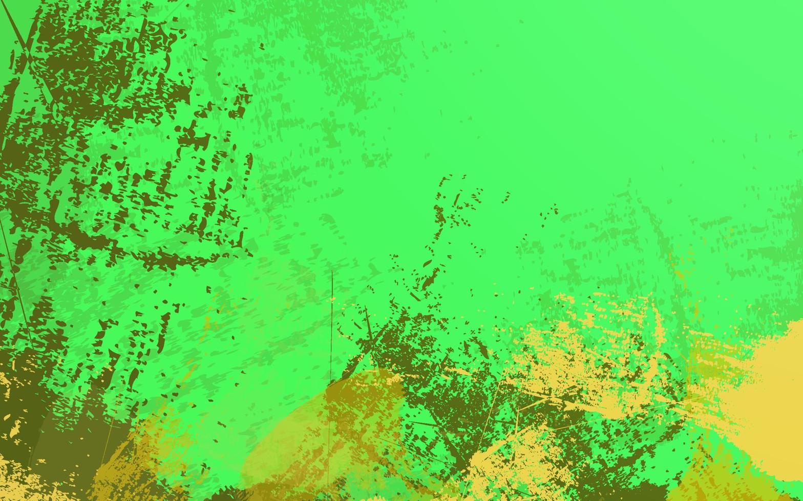 Abstract grunge texture green color background vector