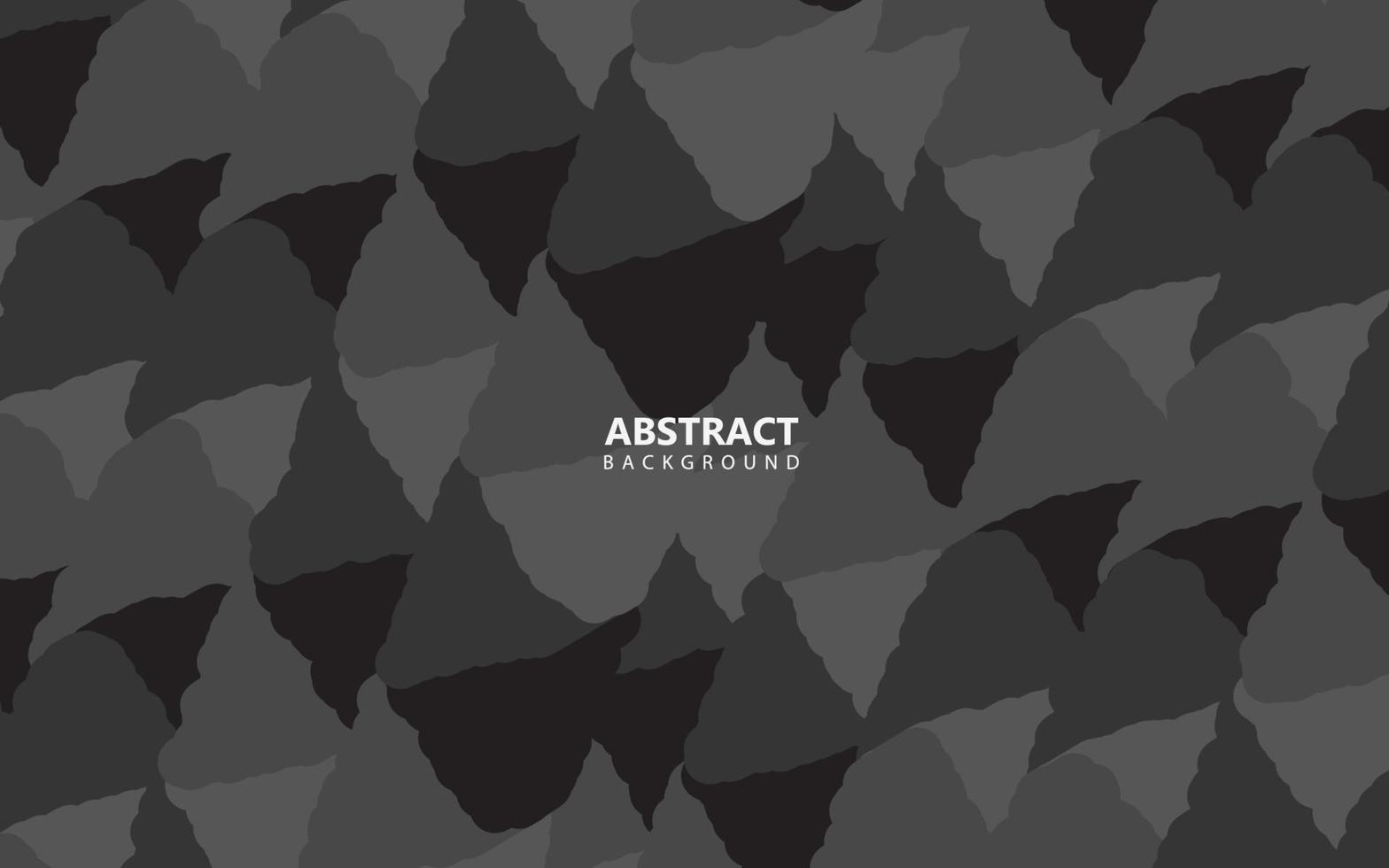 Abstract triangle shape black background vector