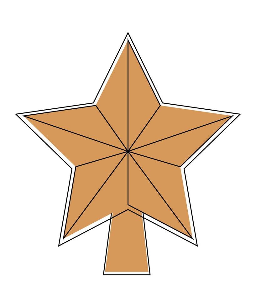 ilustración vectorial de estrella vector