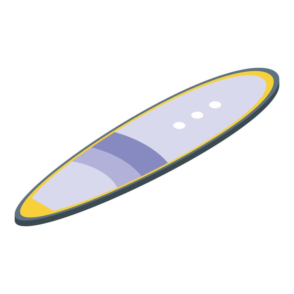 Sup board icon, isometric style vector