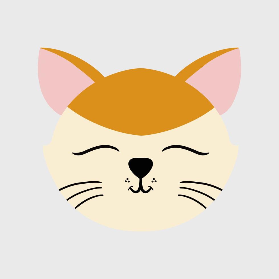 Animal cute cat vector