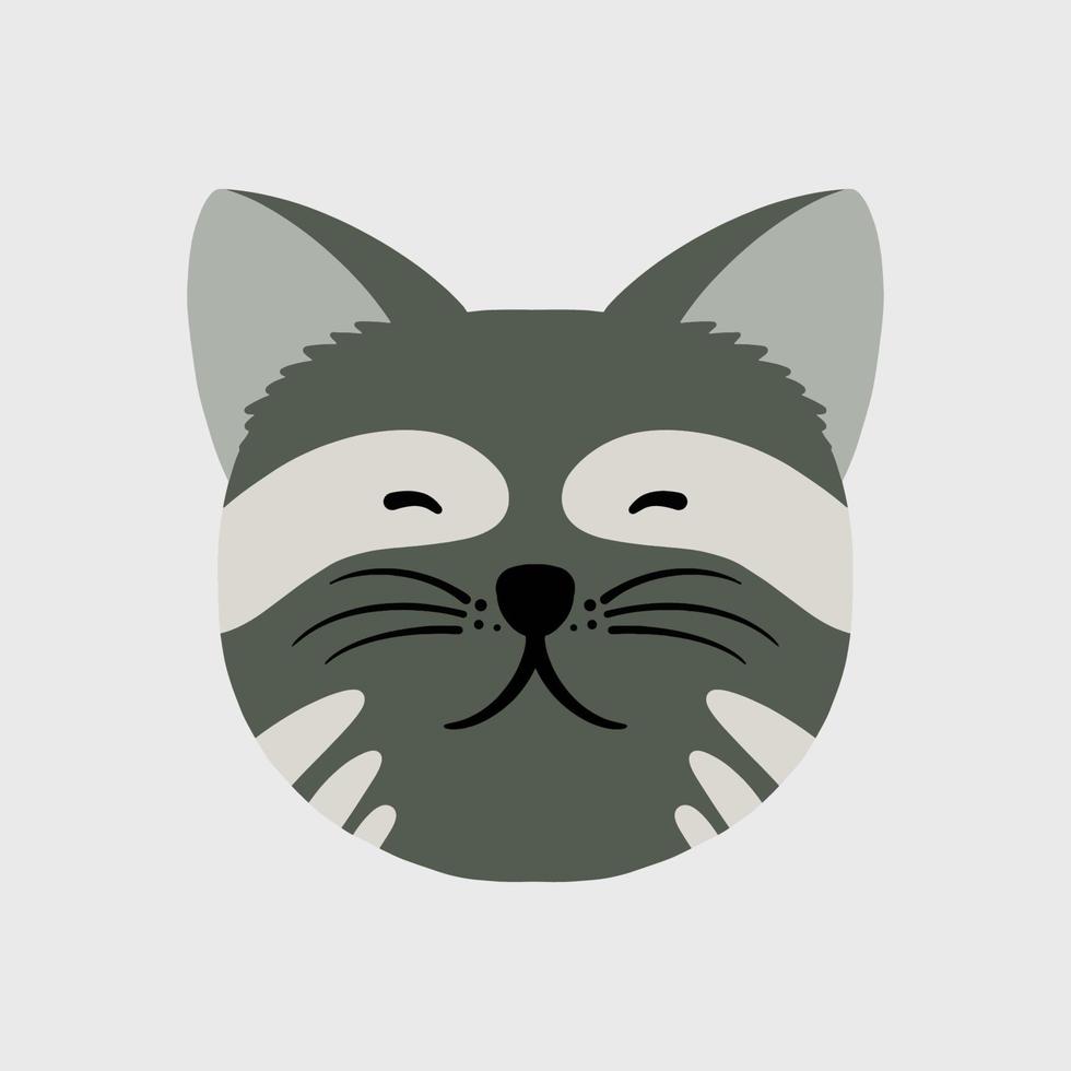 Animal cute cat vector