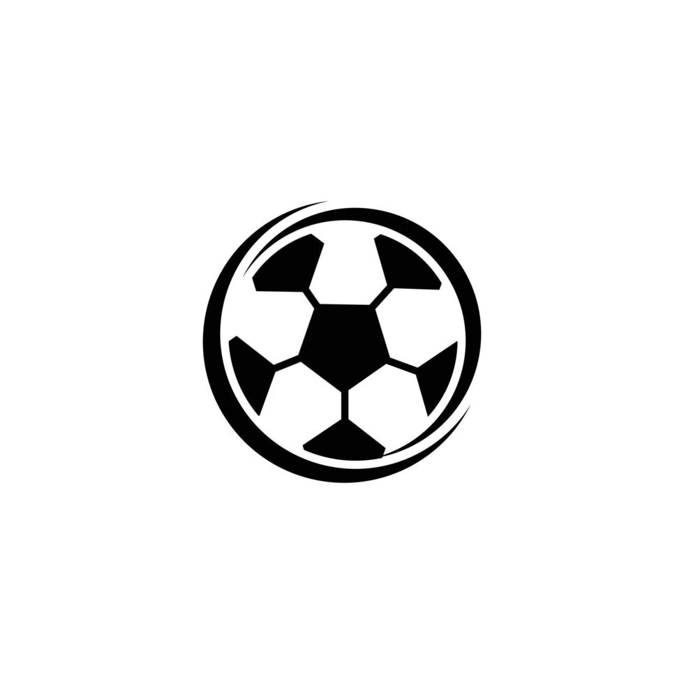 soccer ball logo design vector