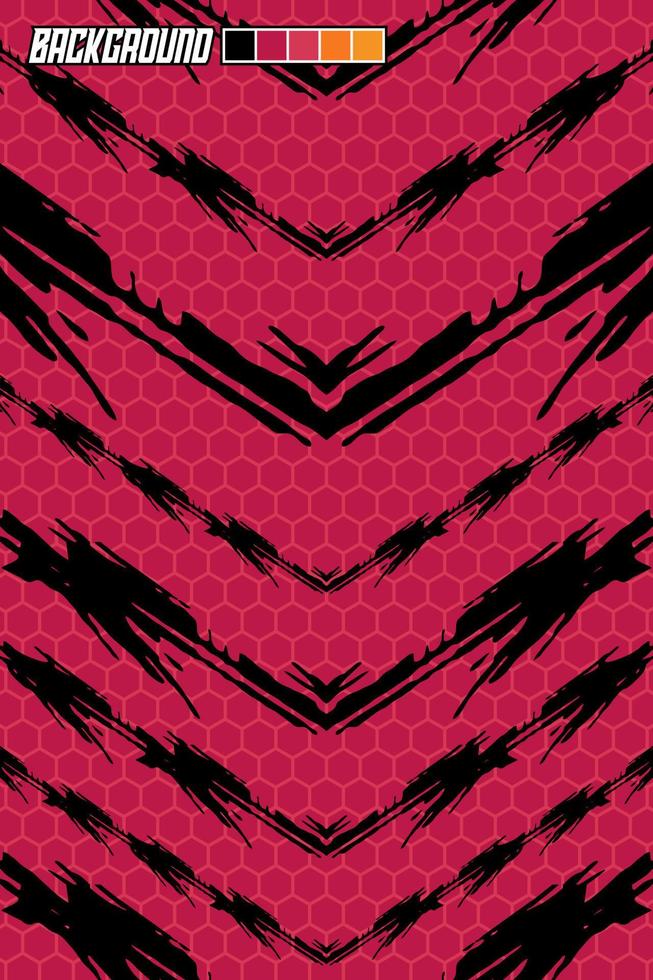 Abstract Red background with a cool pattern, on leggings, soccer jersey