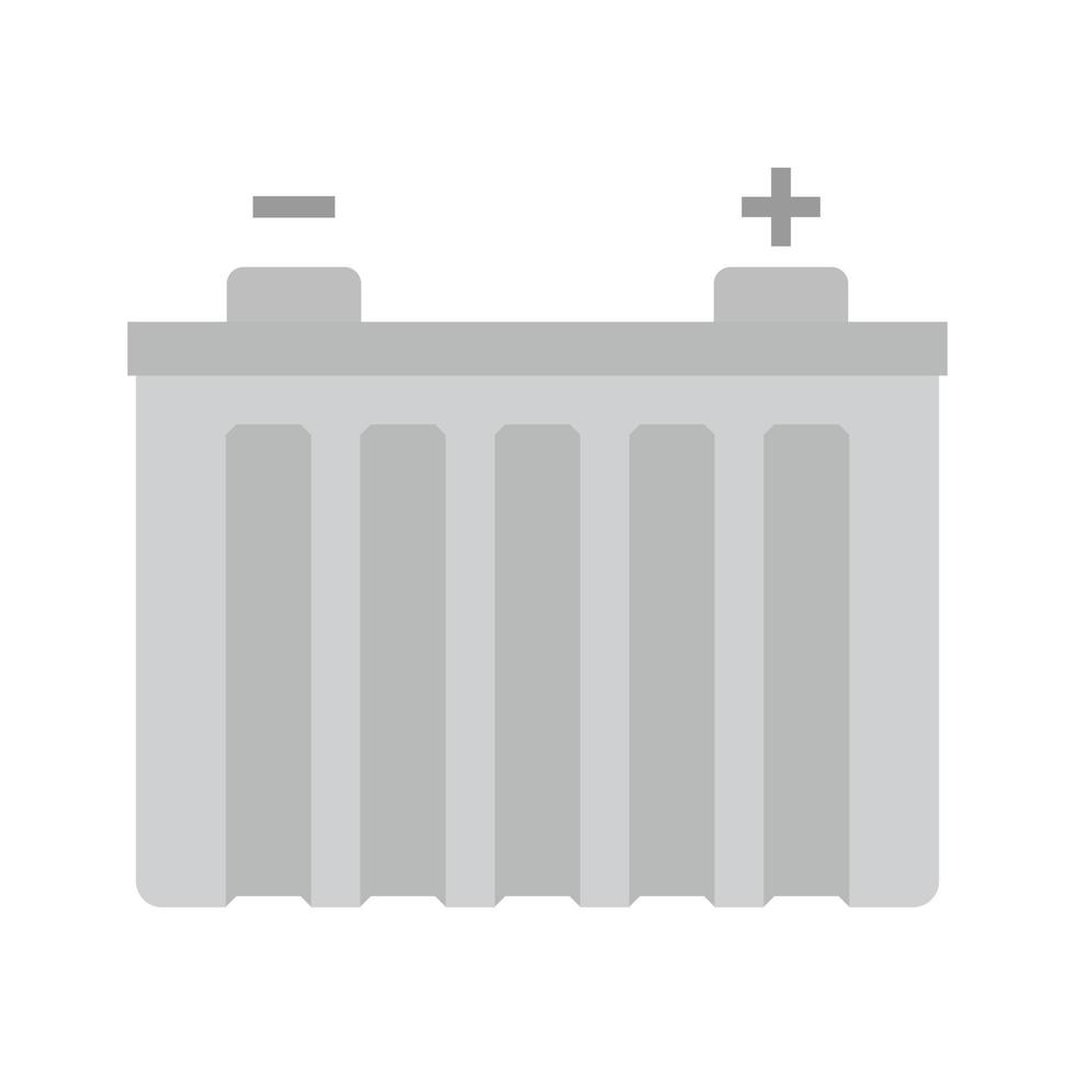 Battery Flat Greyscale Icon 15652455 Vector Art at Vecteezy
