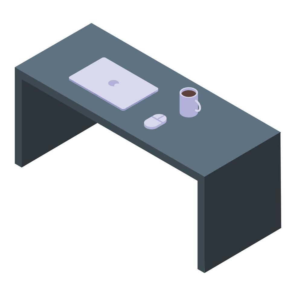 Streamer desktop icon, isometric style vector