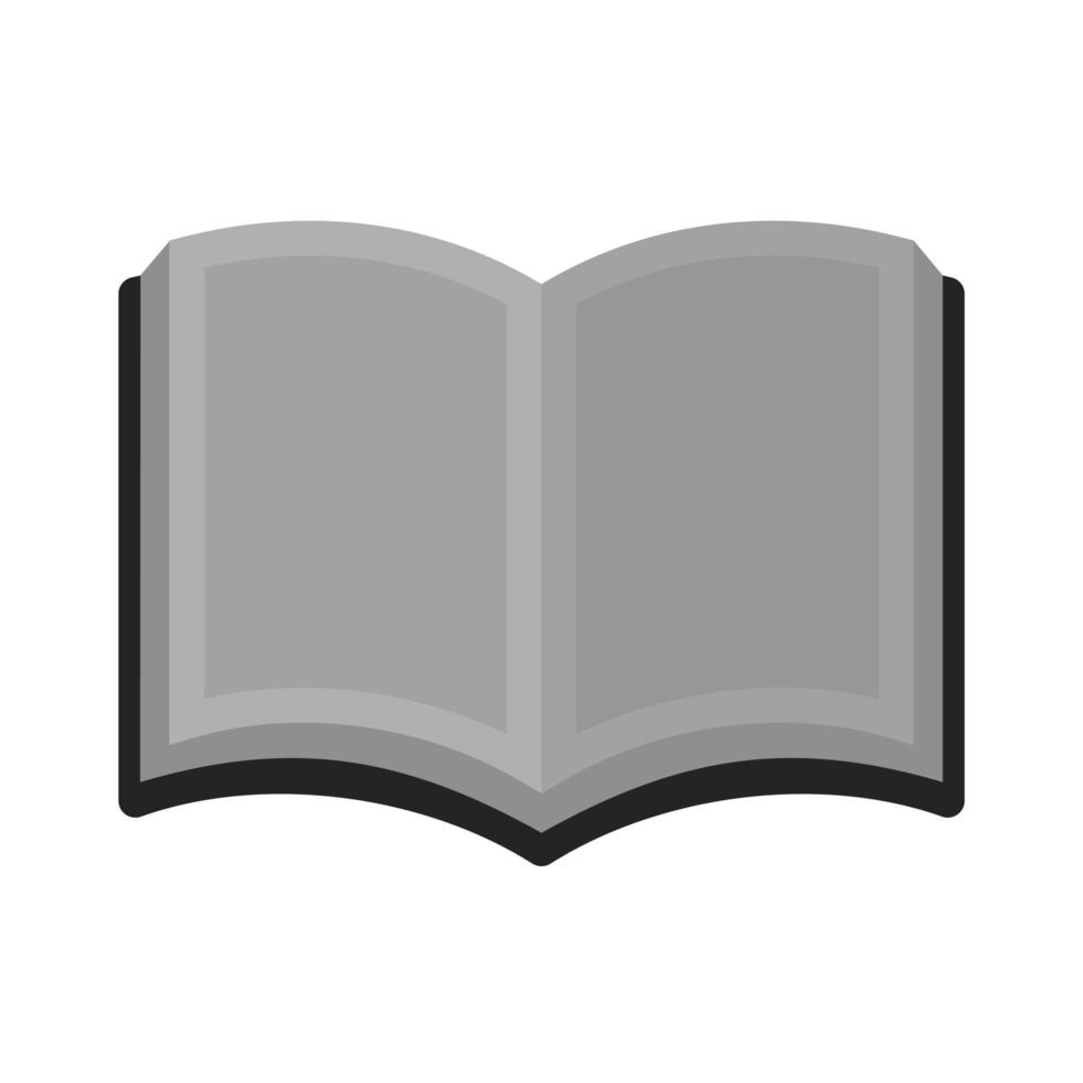 Holy Book Flat Greyscale Icon vector