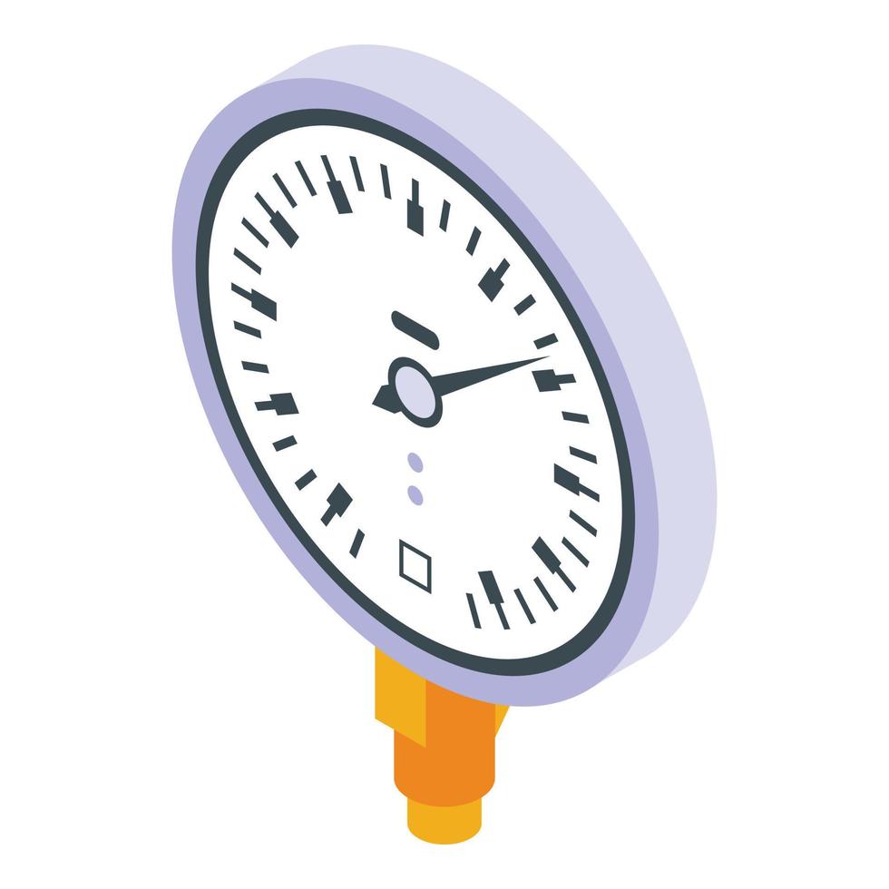 Air manometer icon, isometric style vector