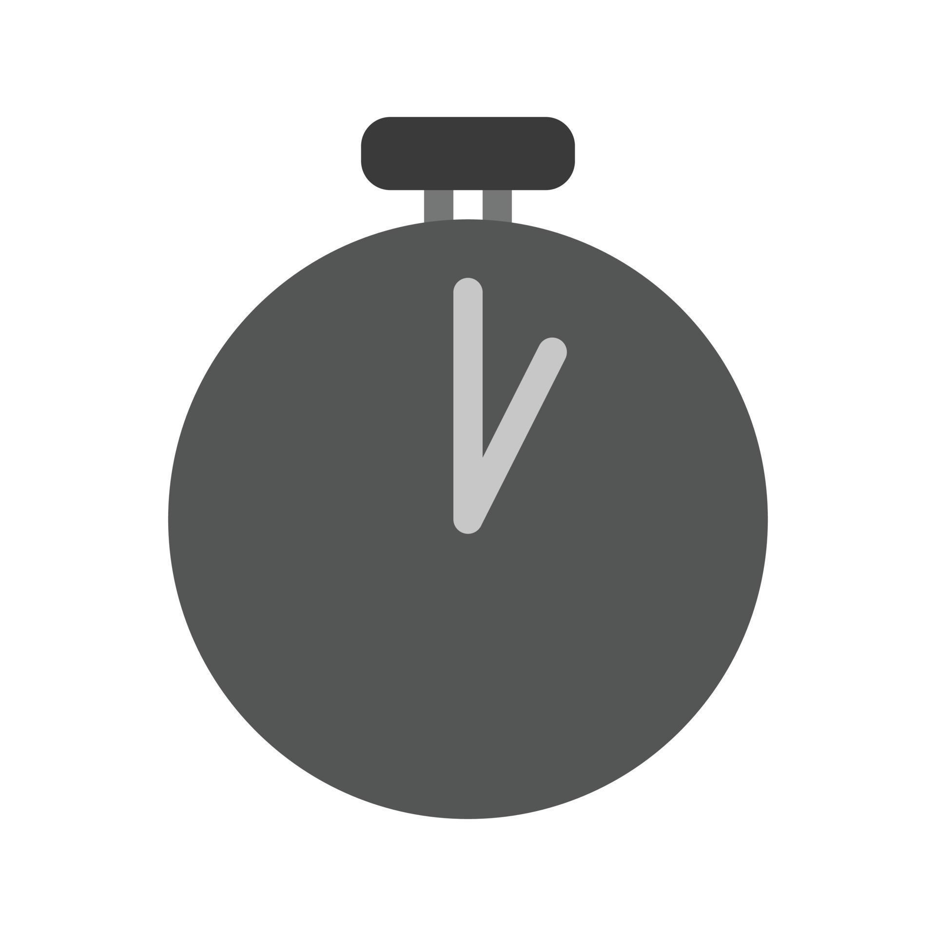 Timer Flat Greyscale Icon 15653564 Vector Art at Vecteezy