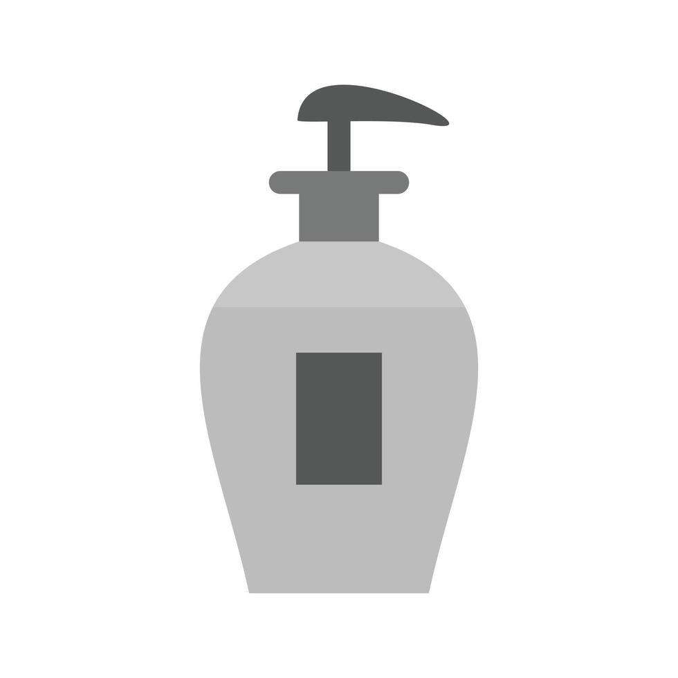 Handwash Soap Flat Greyscale Icon vector