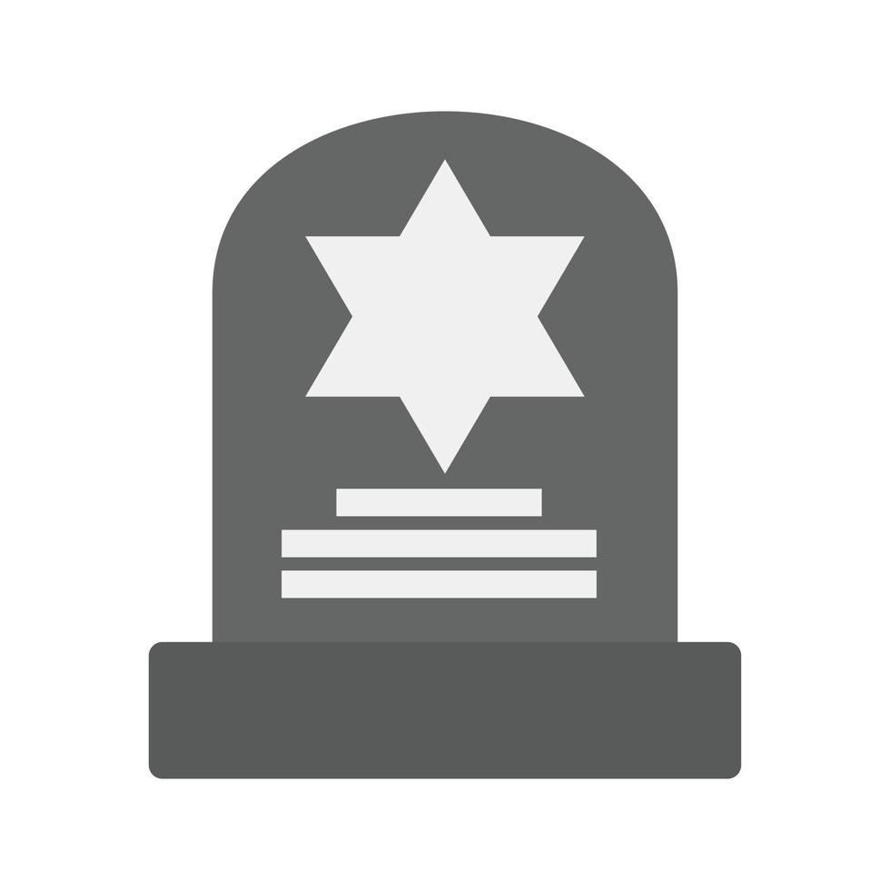 Grave IV Flat Greyscale Icon vector