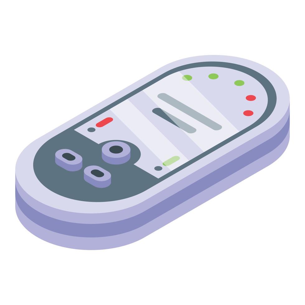 Baby monitor icon, isometric style vector