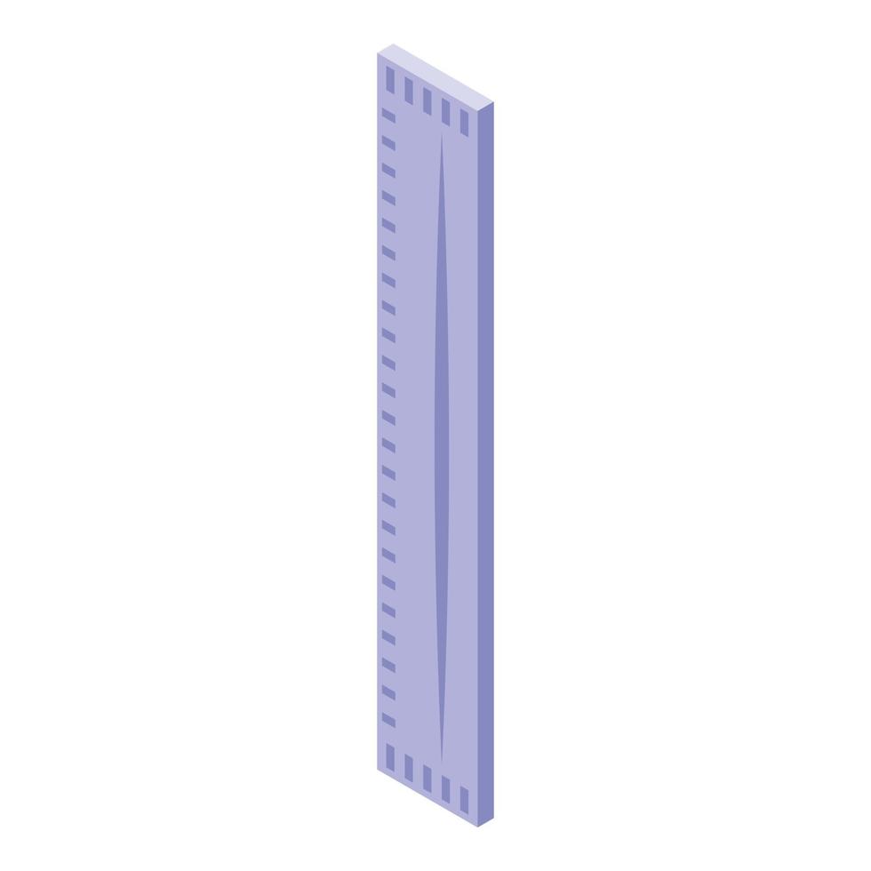 Package toothpick icon, isometric style vector